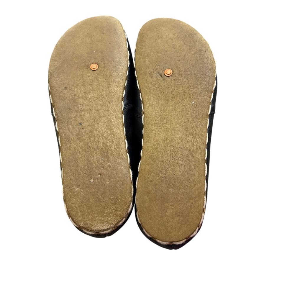 Earthing Harmony black leather barefoot slip-on grounding shoes size 45 M12 - Picture 5 of 6